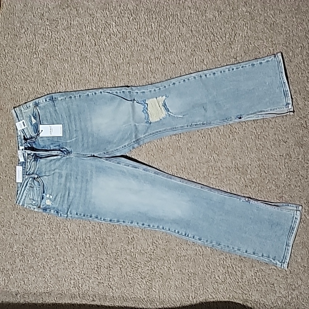 NWT Judy Blue Straight Leg Light Blue Jeans